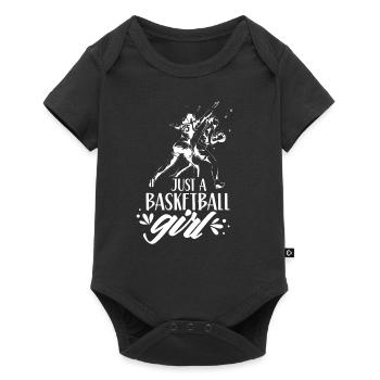 Only one basketball girls team basketball player - Baby Premium short-sleeve bodysuit - black - Front
