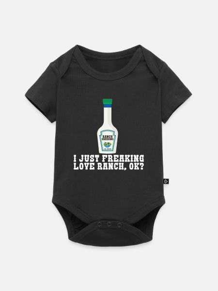 Ranch -Dressing -Ranch -Salatdressing - Baby Premium Kurzarmbody - Schwarz