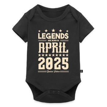 Gift Legend April 2025 gift April 2025. April - Baby Premium short-sleeve bodysuit - black - Front