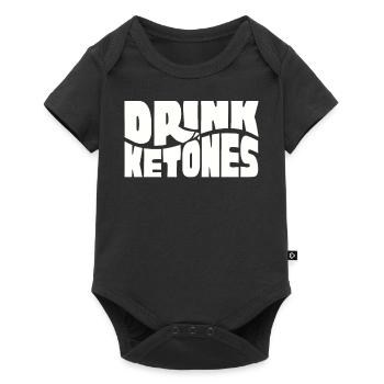 Keto diet, carbohydrate-free diet, keto - Baby Premium short-sleeve bodysuit - black - Front