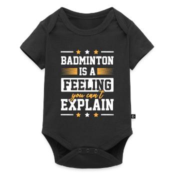 Badminton Sports - Baby Premium short-sleeve bodysuit - black - Front