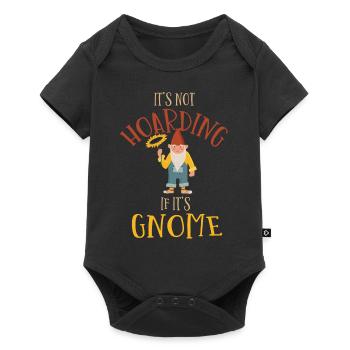 Gnome - Gnome Collecting - Gnome Collector - Baby Premium short-sleeve bodysuit - black - Front