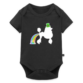St. Patrick’s Dog - Caniche - Body à manches courtes Premium Bébé - noir - Devant