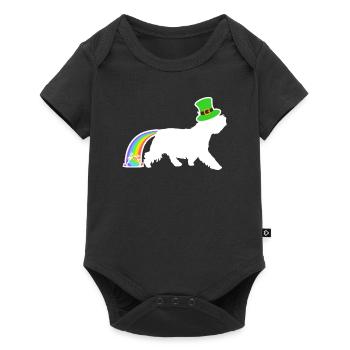 St. Patrick's Dog - Westiepoo - Baby Premium short-sleeve bodysuit - black - Front