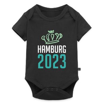 Hambourg 2023 Krone - Body à manches courtes Premium Bébé - noir - Devant