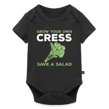 Cress - Baby Premium short-sleeve bodysuit - black - Front