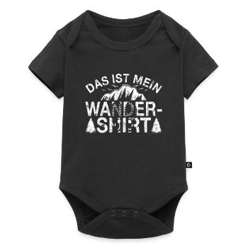 Mein Wander Shirt - Baby Premium Kurzarmbody - Schwarz - Vorne