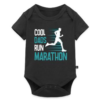 Run 26.2 mile marathon challenge - Baby Premium short-sleeve bodysuit - black - Front