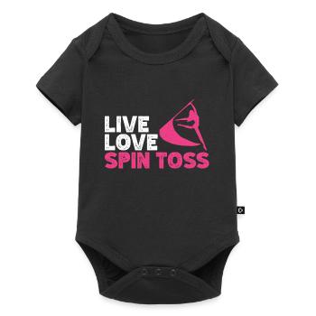 Color protection - Baby Premium short-sleeve bodysuit - black - Front