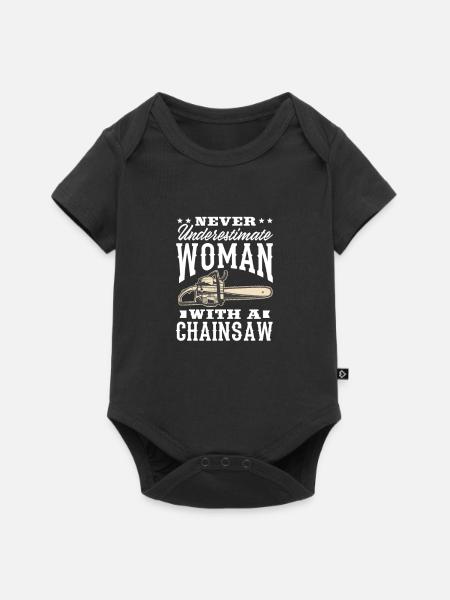 Baumpfleger - Baby Premium Kurzarmbody - Schwarz