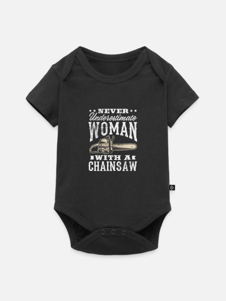 Baumpfleger Baumkletterer Arborist Geschenk - Baby Premium Kurzarmbody - Schwarz