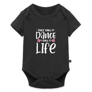 Ballett Ballerina Ballet-Tänzerin Tanzen Geschenk - Baby Premium Kurzarmbody - Schwarz - Vorne