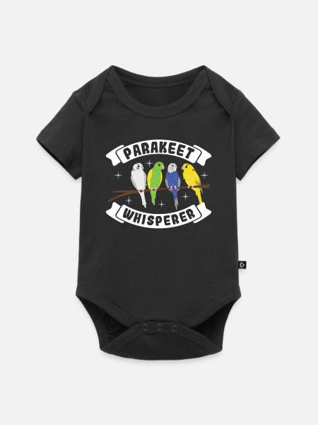 Sittich-flüsterer - Baby Premium Kurzarmbody - Schwarz