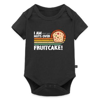 Fruitcake I Am Fruit And Nuts Retro Nutty Cooking - Baby Premium short-sleeve bodysuit - black - Front