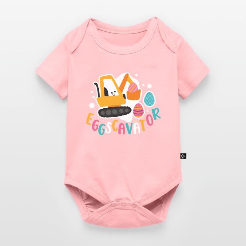 Eggscavator Construction Excavator Easter Egg Hunter Baby Premium short-sleeve bodysuit