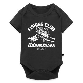 Angelclub - Baby Premium Kurzarmbody - Schwarz - Vorne