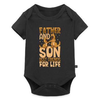 Best Friends - Father and Son - Baby Premium short-sleeve bodysuit - black - Front