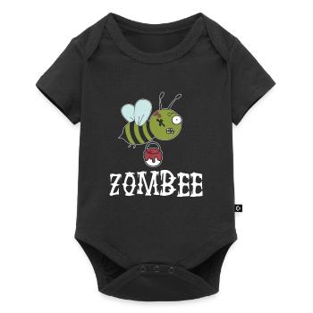 Zombie Halloween Zombie Apocalypse Bee - Baby Premium short-sleeve bodysuit - black - Front