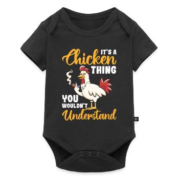 C’est un truc de poulet que vous n’avez pas - Body à manches courtes Premium Bébé - noir - Devant