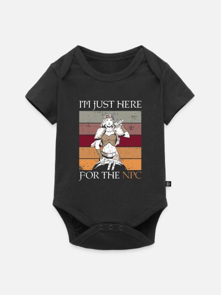 Rollenspiele Und Npc Larper Larp - Baby Premium Kurzarmbody - Schwarz