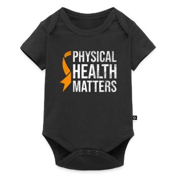 Beinamputierte Rollstuhl Beinprothese Und - Baby Premium short-sleeve bodysuit - black - Front