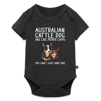 Bouvier australien - Body à manches courtes Premium Bébé - noir - Devant