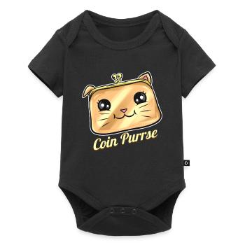 Cat Wallet Coin Purrse On Purrsday - Baby Premium short-sleeve bodysuit - black - Front