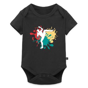 MMA Arts Martiaux Silhouette - Body à manches courtes Premium Bébé - noir - Devant