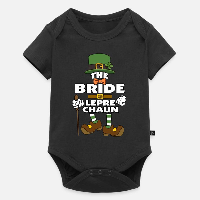 La mariée Leprechaun St Patrick’s Day - Body à manches courtes Premium Bébé - noir