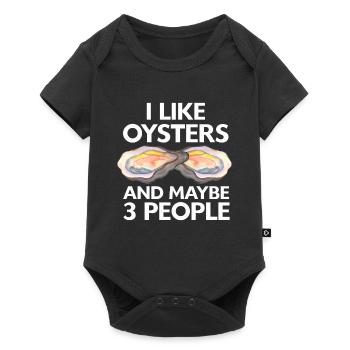 Seafood lover gift seafood - Baby Premium short-sleeve bodysuit - black - Front