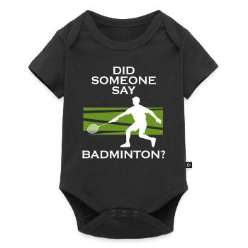 Jouer au badminton, Hobby Sports Shuttlecock - Body à manches courtes Premium Bébé - noir - Devant