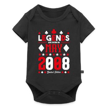 birthday gift May 2008. card games . May - Baby Premium short-sleeve bodysuit - black - Front