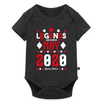 birthday gift May 2020. card games . May - Baby Premium short-sleeve bodysuit - black - Front
