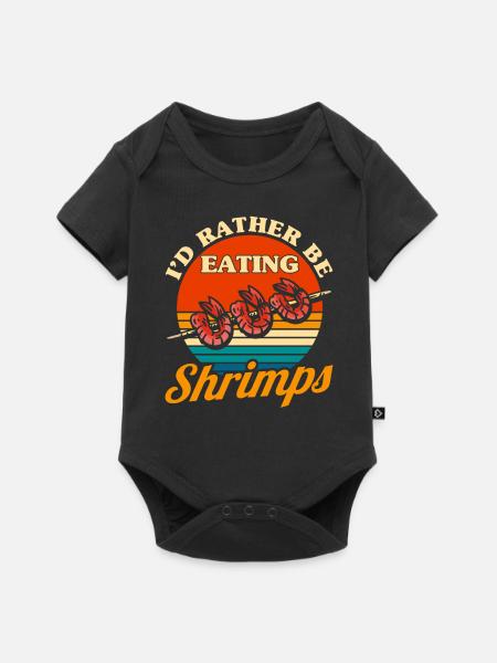Meeresfrüchte Liebhaber Geschenk Meeresfrüchte - Baby Premium Kurzarmbody - Schwarz