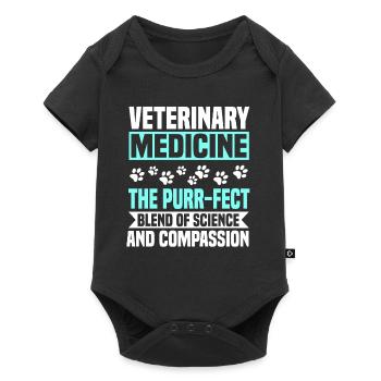 Veterinary medicine - Baby Premium short-sleeve bodysuit - black - Front