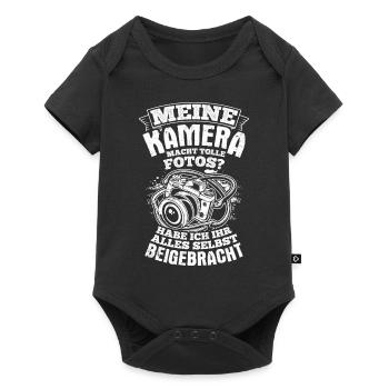 Kamera Fotografie Spruch Lichtbildner Geschenk Fot - Baby Premium Kurzarmbody - Schwarz - Vorne