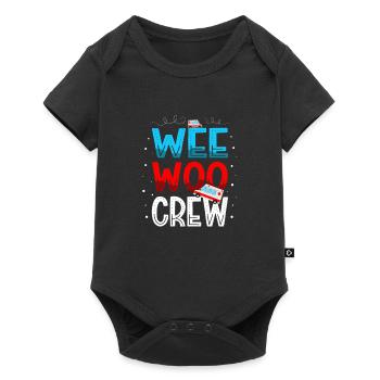 Wee Woo Crew Ambulance Technician Paramedic Emt - Baby Premium short-sleeve bodysuit - black - Front