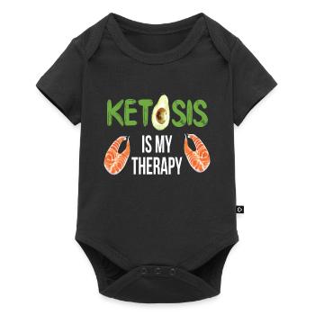 Ketosis Is My Therapy Healthy Food - Baby Premium short-sleeve bodysuit - black - Front