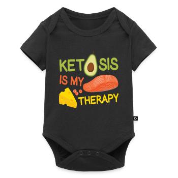 Ketosis Is My Therapy Healthy Food - Baby Premium short-sleeve bodysuit - black - Front