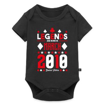 birthday gift March 2010. card games. - Baby Premium short-sleeve bodysuit - black - Front