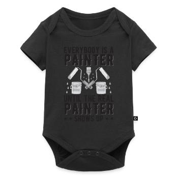Everybody Is A Painter Until The Real Painter Show - Baby Premium short-sleeve bodysuit - black - Front