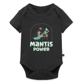 Mantis Power Future Entomologist Praying Mantis - Baby Premium short-sleeve bodysuit - black - Front