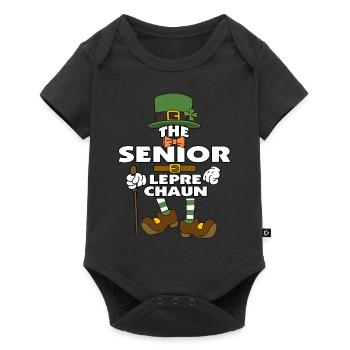 The Senior Leprechaun St Patrick's Day - Baby Premium short-sleeve bodysuit - black - Front