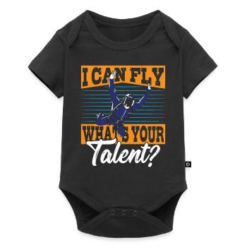 I Can Fly What's Your Talent? Skydiving - Baby Premium short-sleeve bodysuit - black - Front