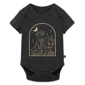Cottagecore Fox - Baby Premium short-sleeve bodysuit - black - Front