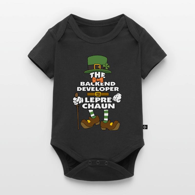 The Backend Developer Leprechaun St Patrick's Day Baby Premium Kurzarmbody