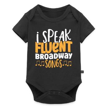 Broadway Musical Lover Musical Theater - Body à manches courtes Premium Bébé - noir - Devant