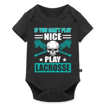 Lacrosse LAX Club Team Players Coaches Fans Coach - Body à manches courtes Premium Bébé - noir - Devant