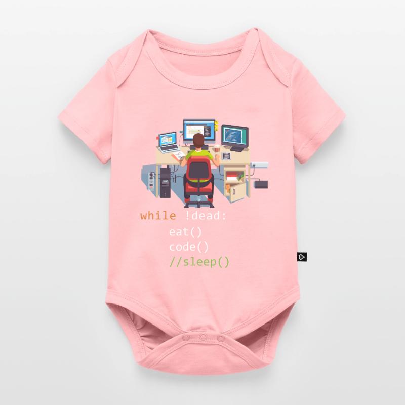 Informatik Python Programmierer Eat Code Sleep Baby Premium Kurzarmbody
