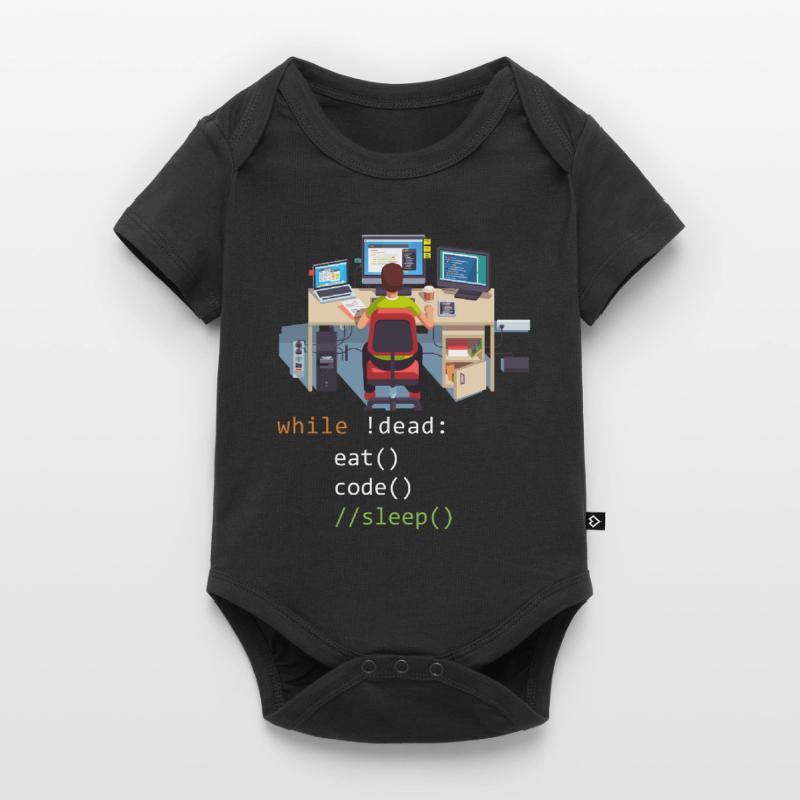 Informatique Python Programmeur Manger Code Sommeil Body à manches courtes Premium Bébé